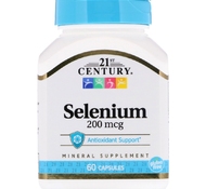 Селен Selenium 200 mcg (60 капсул) от 21st Century