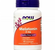 Мелатонин Melatonin 3 mg 90 пастилок от NOW