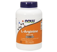 Аргинин Arginine 500 mg (250 капс.) от NOW