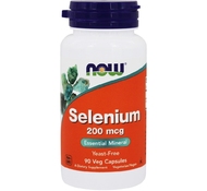 Селен Selenium 200 mcg (90 капс.) от NOW