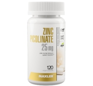 Цинк Zinc Picolinate 25 mg 120 капс от Maxler