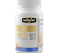 Кальций Calcium Citrate+ D3 120 таб от Maxler