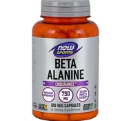 Бета-Аланин Beta-Alanine 120 капсул от NOW