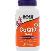 Коэнзим CoQ10 100 mg (50 soft) от NOW