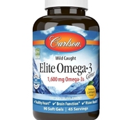 Омега Elite Omega 3 1600 мг. 90 soft. от Carlson