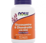 Глюкозамин Glucosamine Chondroitin MSM 90 капс от NOW
