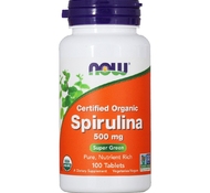 Спирулина Spirulina 500 mg 100 табл от NOW