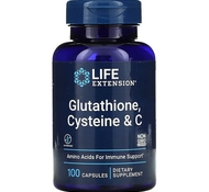 Glutathione, Cysteine C 100 капсул от Life Extension