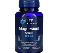 Магний Magnesium Citrate 100 капсул от Life Extension