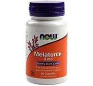 Мелатонин 3 мг 60 капсул от NOW