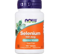 Селен Selenium 100 mcg (100 таб) от NOW