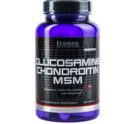 Glucosamine Chondroitin & MSM 90 таб Ultimate Nutrition